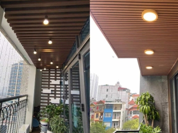 Trần nhựa composite ngoài trời: Giải pháp bền đẹp cho không gian ngoại thất