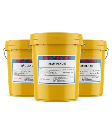 Màu Pha Nhựa Composite Đen 303 loại thùng 20 kg