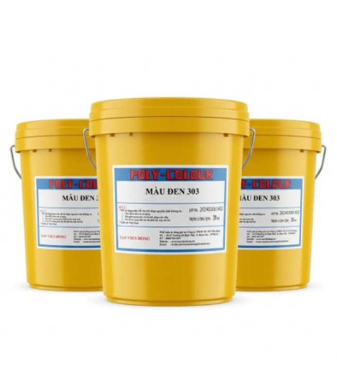 Màu Pha Nhựa Composite Đen 303 loại thùng 20 kg